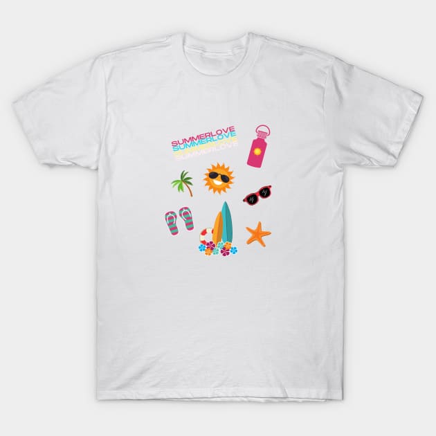 Summer Love T-Shirt by Dog & Rooster